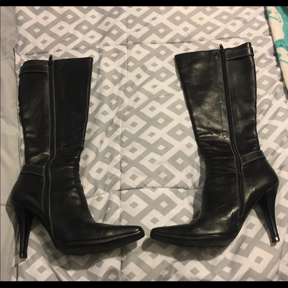 Charles David Italian leather boots